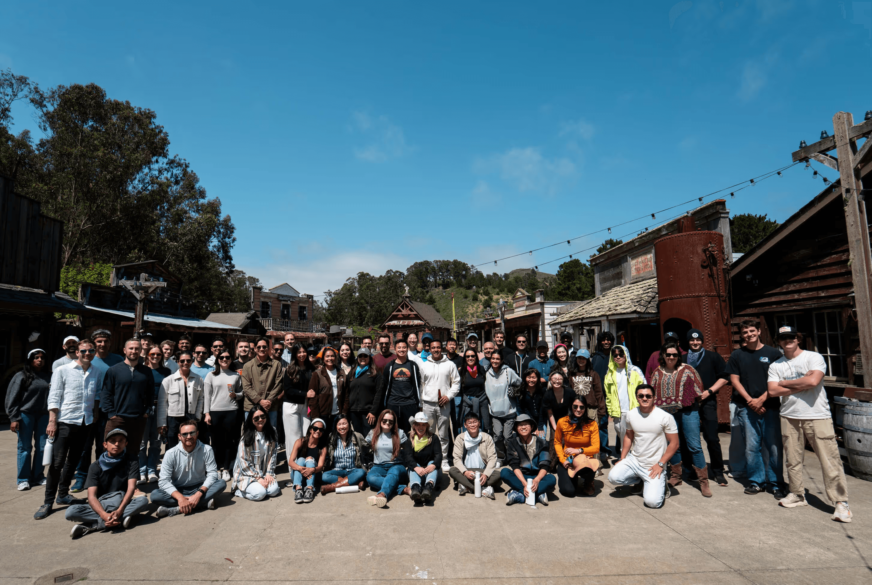 Team at company offsite