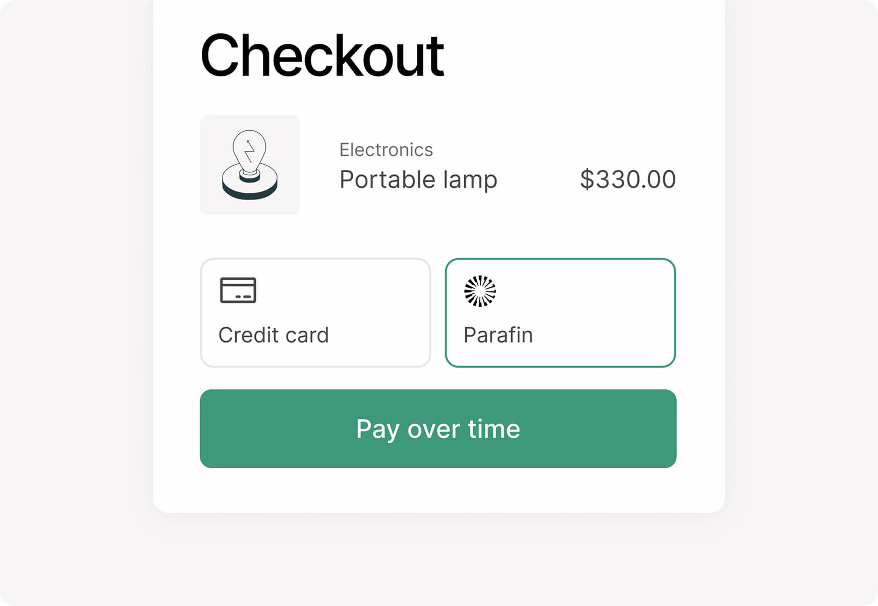 Flexible repayment options